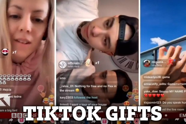 TikTok stars 'exploiting kids' for gifts